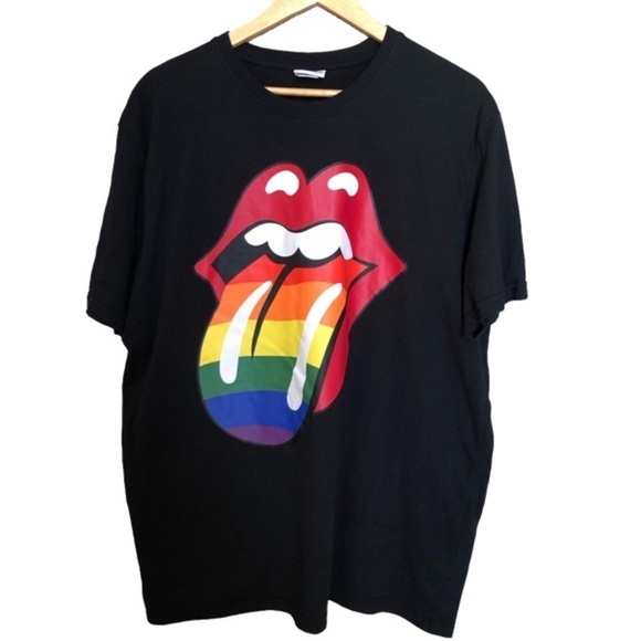 Rolling Stones Other - Rolling Stones Logo Rainbow Graphic Tee T-Shirt XL